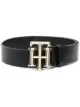 Image 1 of Tommy Hilfiger wide leather logo waist belt