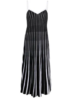 最終値下げ★レッドヴァレンティノ ストライプニットドレス Red Valentino（レッド・ヴァレンティノ）ニット・セーター - FARFETCH
