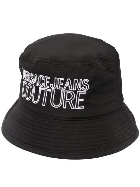 Versace Jeans Couture embroidered logo bucket hat