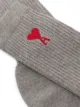 Image 2 of AMI Paris Ami de Coeur ribbed socks