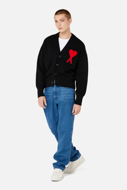Ami De Coeur Oversize Cardigan - AMI 