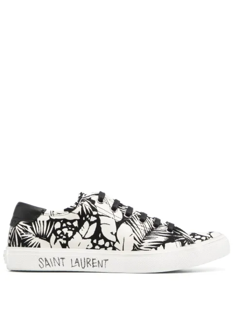 saint laurent malibu canvas sneakers