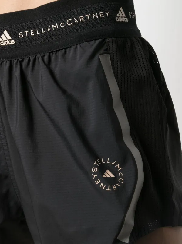 Shop Black Adidas X Stella Mccartney Truepace Running Shorts With Express Delivery Worldarchitecturefestival