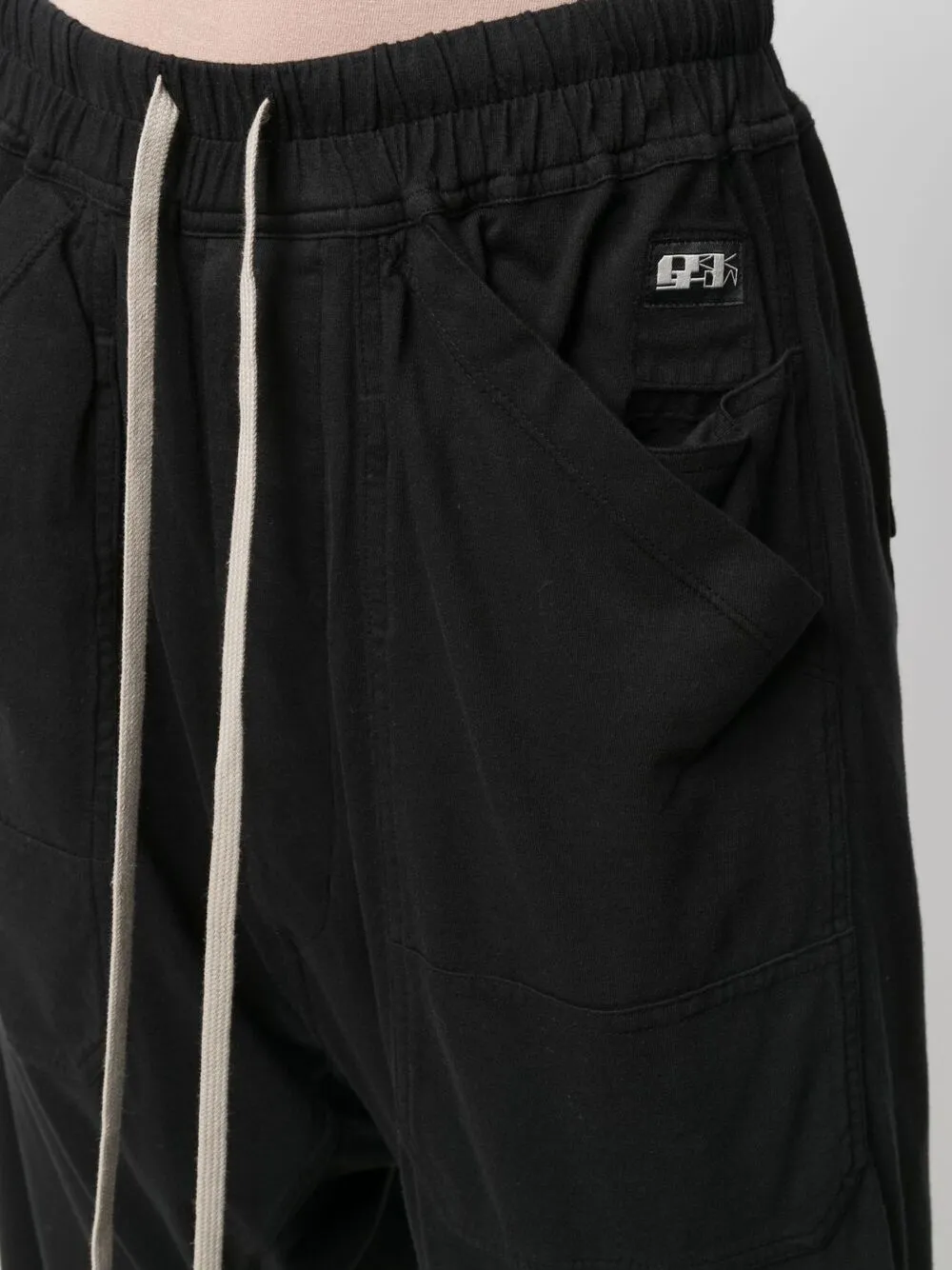 фото Rick owens drkshdw брюки с низким шаговым швом