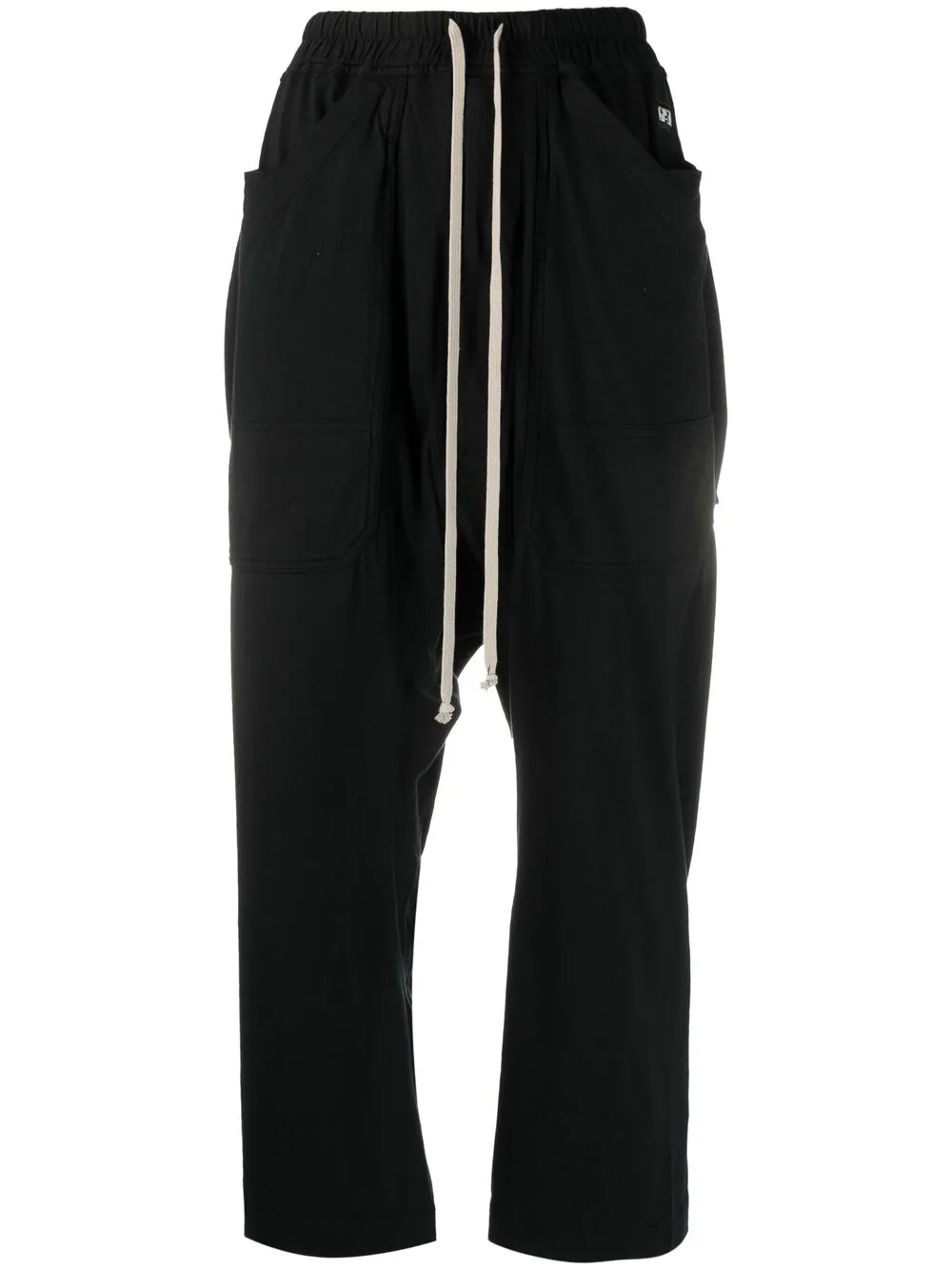 фото Rick owens drkshdw брюки с низким шаговым швом