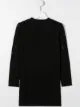 Image 2 of Balmain Kids TEEN crystal-embellished logo dress