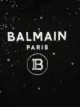 Balmain Kids TEEN crystal-embellished logo dress