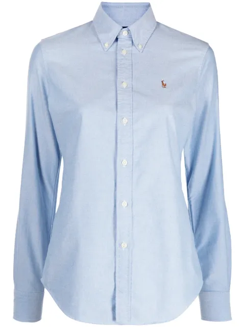 Polo Ralph Lauren logo-embroidered Oxford shirt