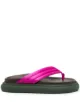 Image 1 of The Attico thong strap platform sandals