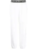 Alexander Wang logo-tape track trousers - White