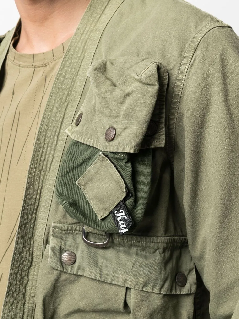 фото Kapital куртка в стиле милитари без застежки