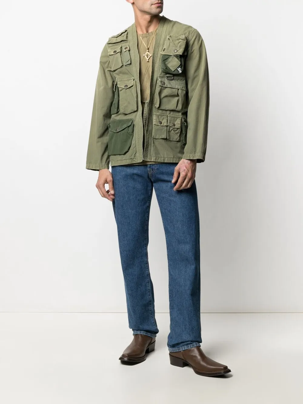 фото Kapital куртка в стиле милитари без застежки