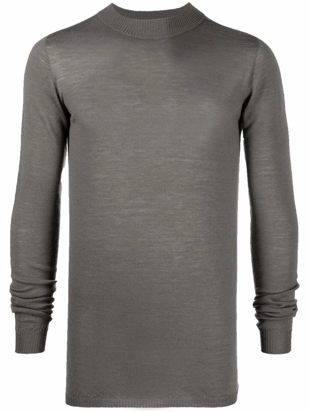 RICK OWENS CREW-NECK WOOL JUMPER