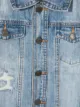 Monnalisa distressed denim jacket