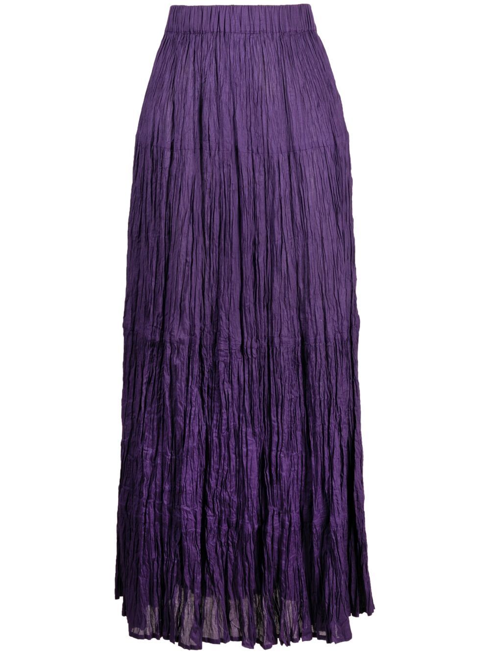 P.A.R.O.S.H. crinkled maxi skirt - Purple