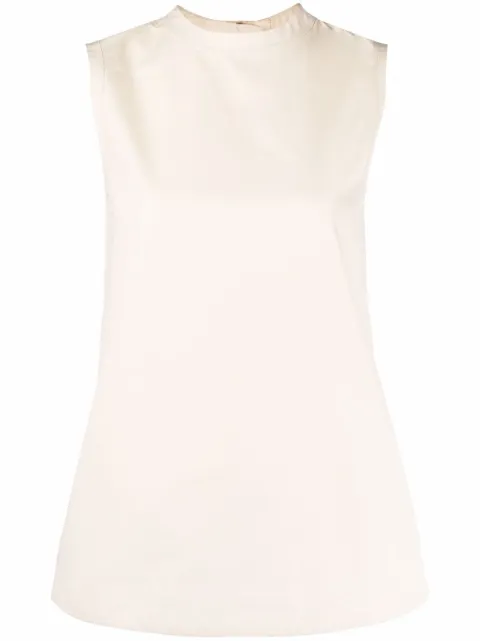 Jil Sander sleeveless cotton top