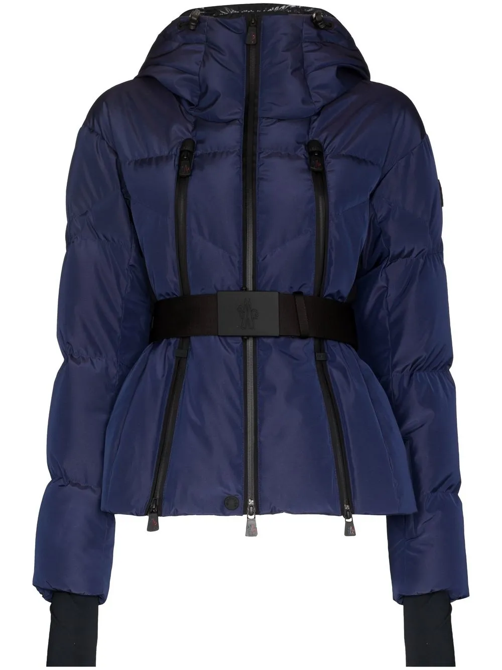 

Moncler Grenoble hooded down ski jacket - Blue