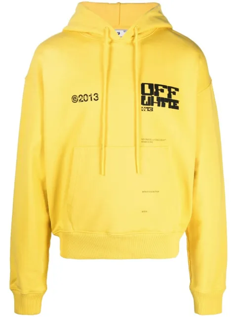 yellow off white coat