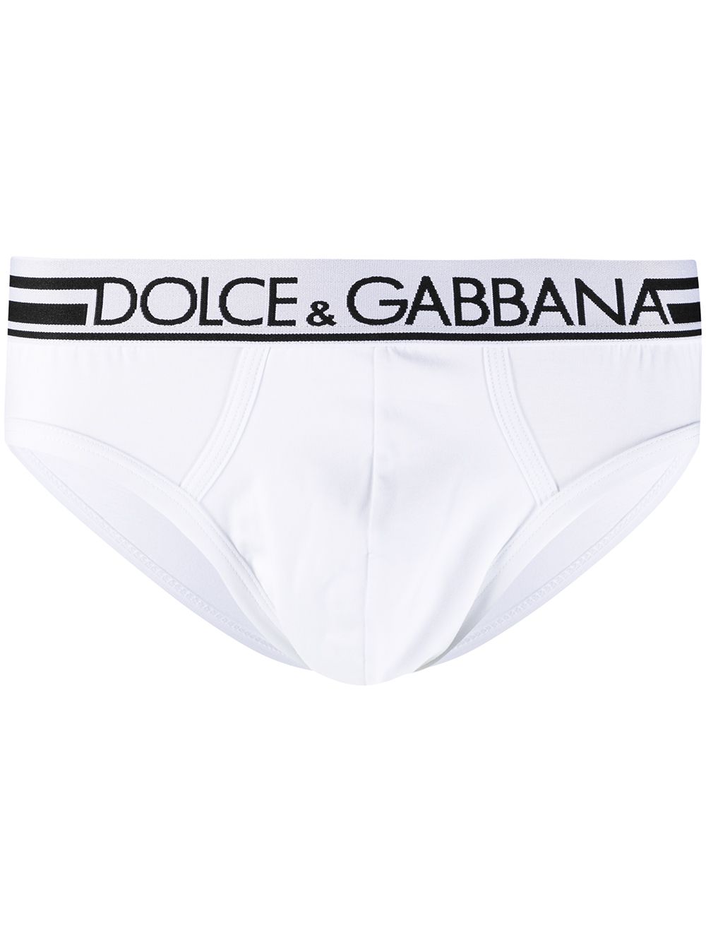 фото Dolce & gabbana трусы-брифы с логотипом на поясе