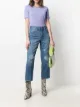 Image 2 of 7 For All Mankind cropped distressed jeans