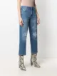 7 For All Mankind cropped distressed jeans