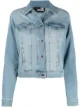 Image 1 of Love Moschino faded denim jacket