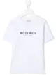 Image 1 of Woolrich Kids logo print T-shirt