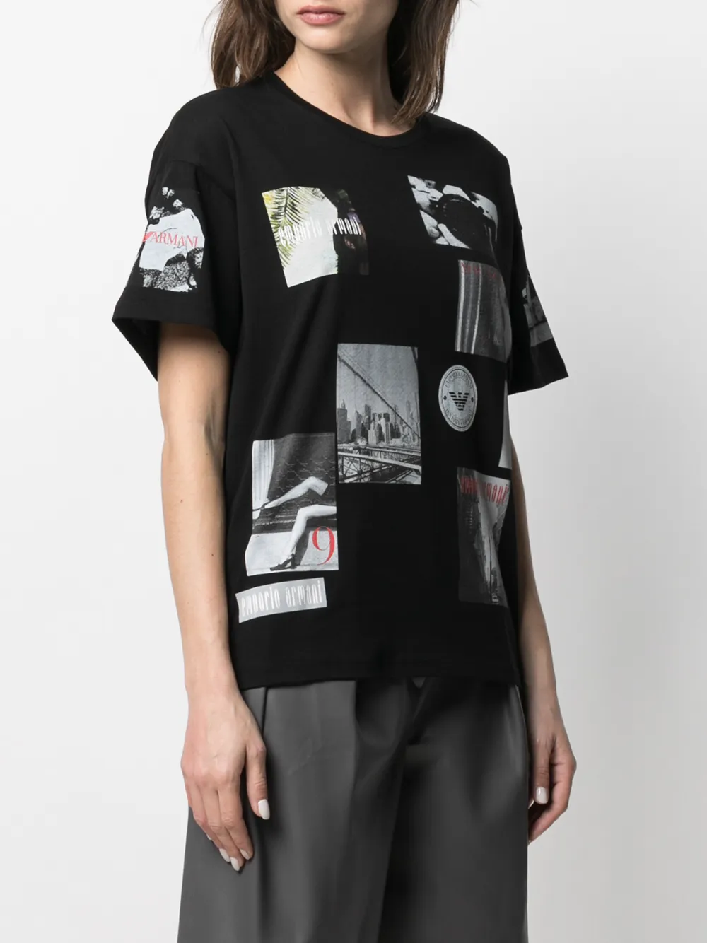 фото Emporio armani футболка с фотопринтом