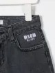 MSGM Kids graphic patch denim shorts