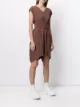 Rick Owens short-sleeve fitted playsuit