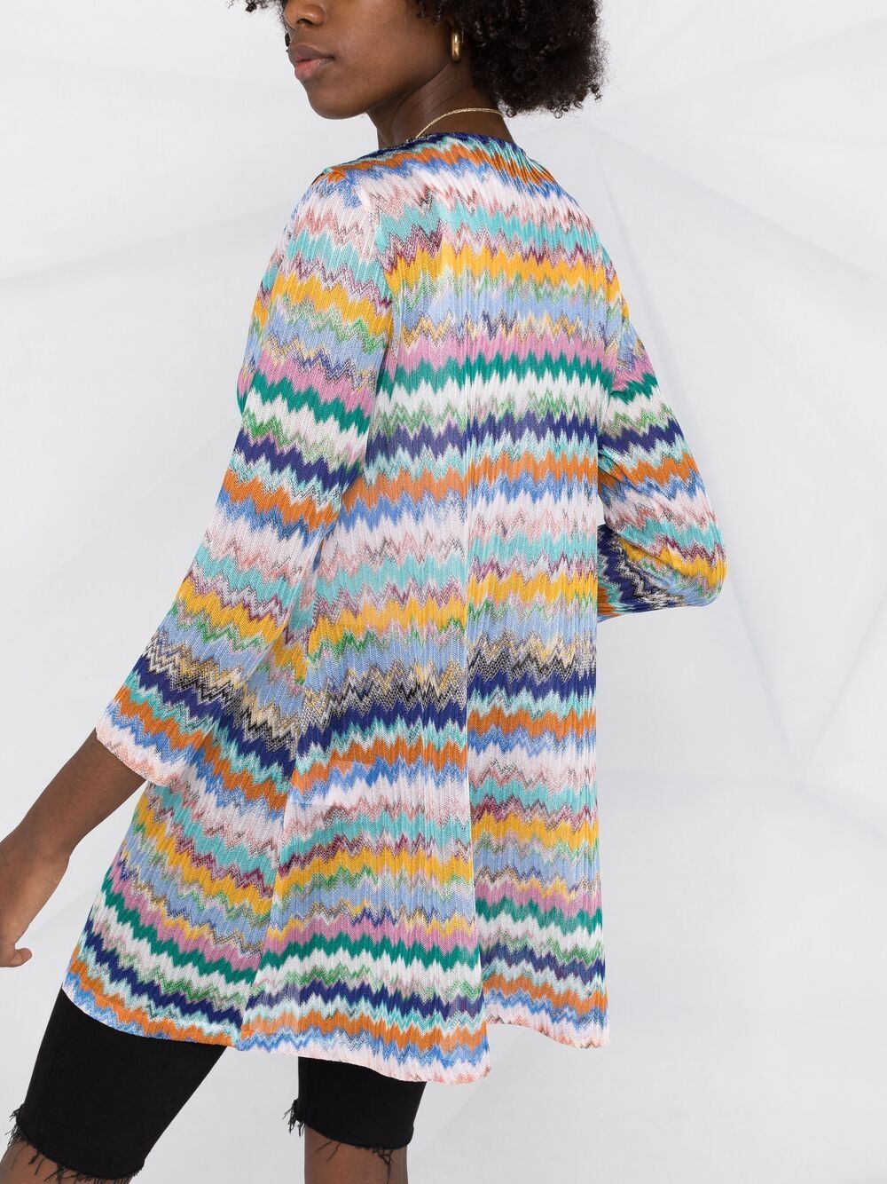 фото Missoni mare трикотажная блузка с узором зигзаг