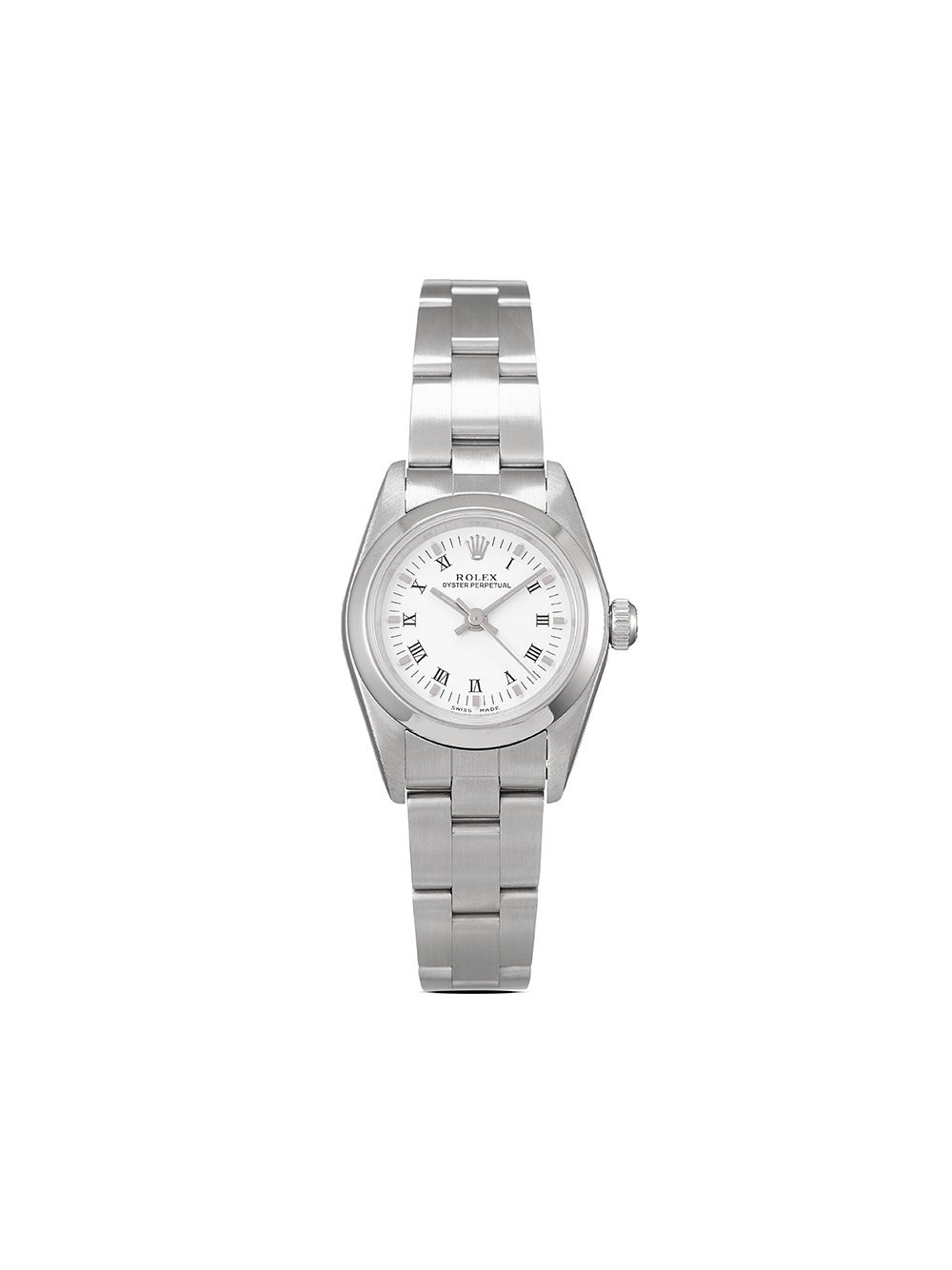 фото Rolex наручные часы oyster perpetual lady pre-owned 26 мм 2000-х годов