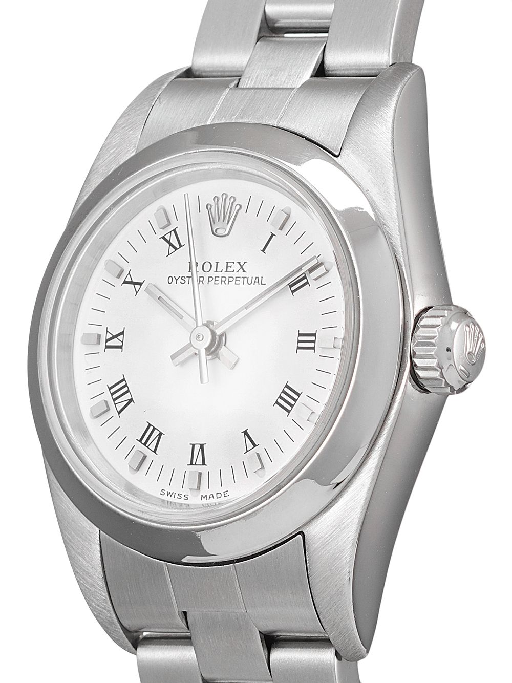 фото Rolex наручные часы oyster perpetual lady pre-owned 26 мм 2000-х годов