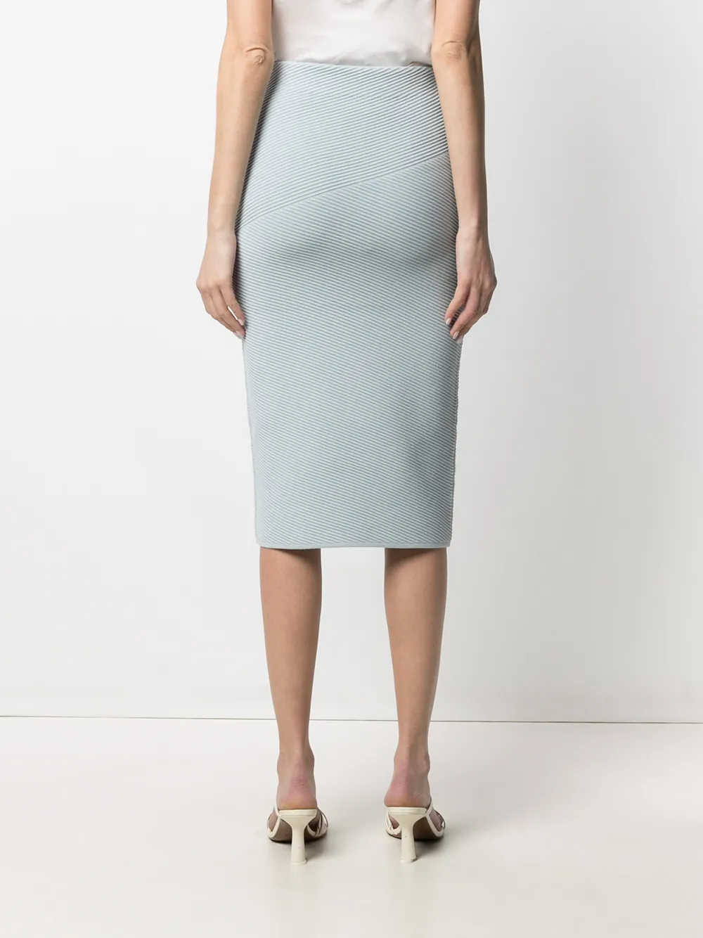 фото Emporio armani трикотажная юбка-карандаш