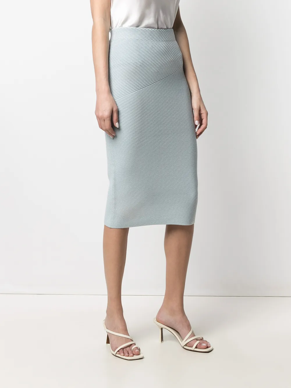 фото Emporio armani трикотажная юбка-карандаш