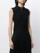 Nº21 sleeveless polo top