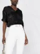 Elisabetta Franchi logo plaque skinny jeans