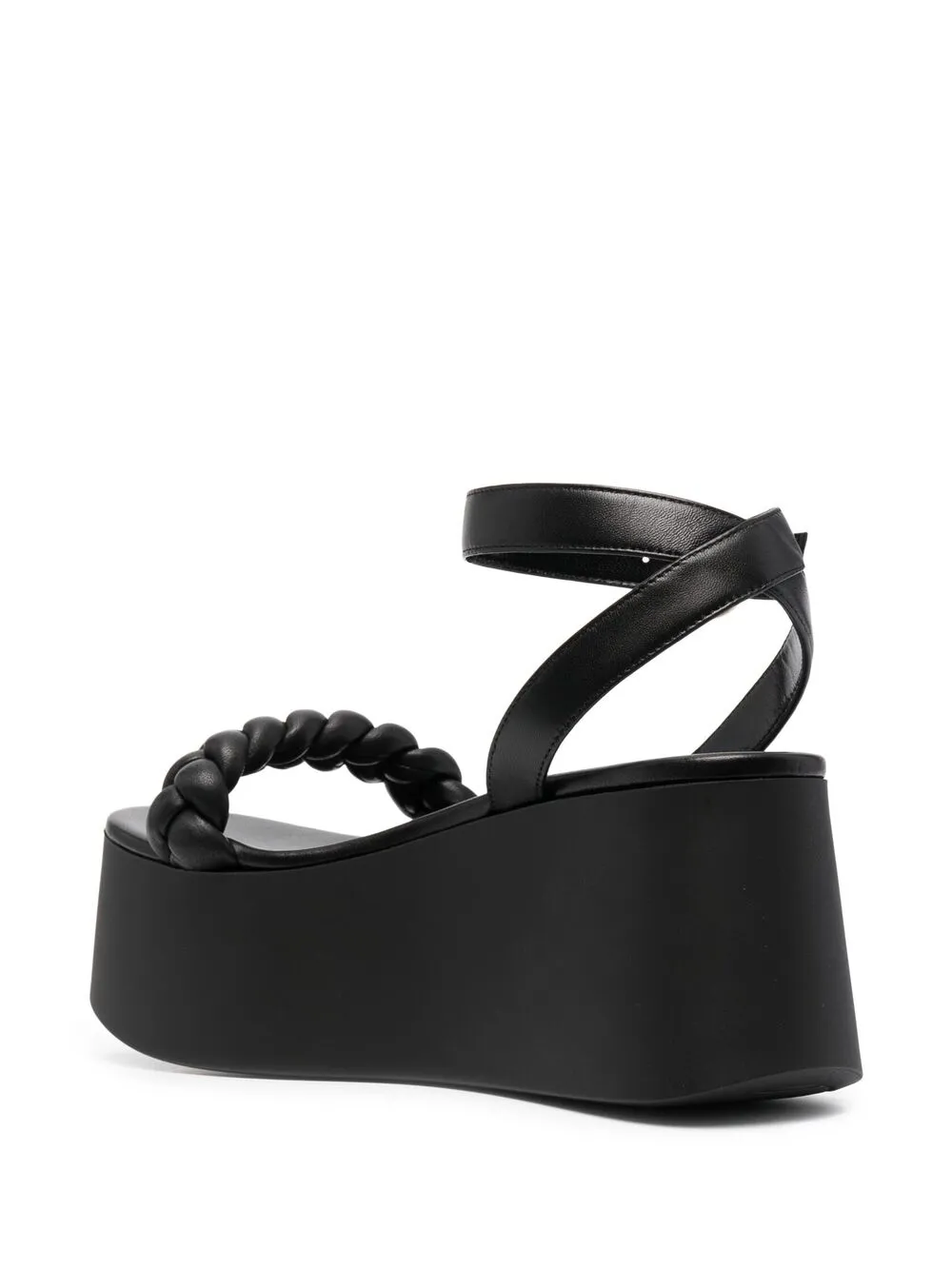 Gianvito Rossi Braided Platform Leather Sandals - Farfetch