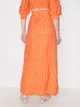 Adriana Degreas polka dot maxi skirt