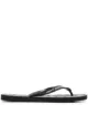 Image 1 of Versace Jeans Couture logo print flip flops