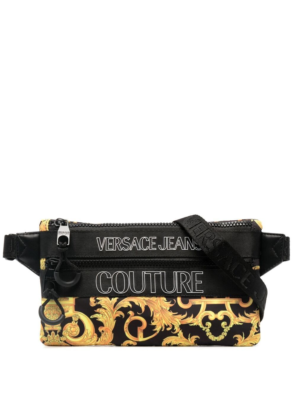 фото Versace jeans couture поясная сумка с принтом barocco