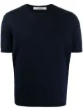 D4.0 fine-knit T-shirt - Blue