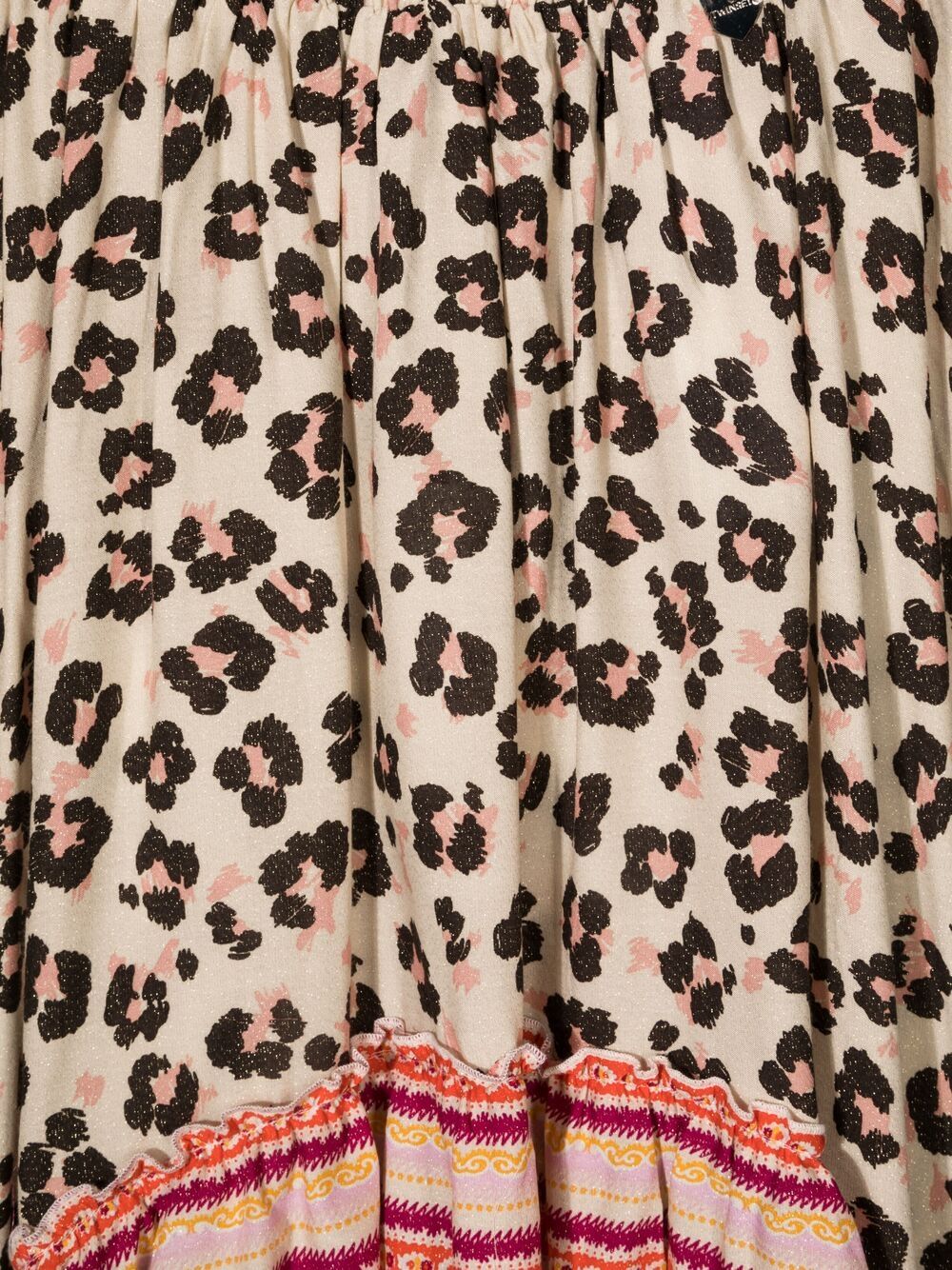 фото Twin-set юбка миди с леопардовым принтом