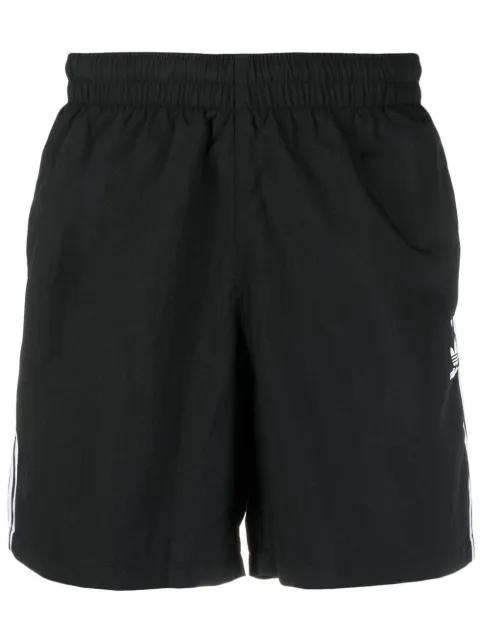 Adidas black Adicolor Classics 3-Stripes swim shorts for men | GN3523 at  Farfetch.com