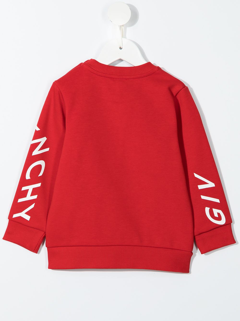 Shop Givenchy Logo-print Sweatshirt In Red