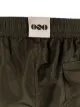 Nos Beachwear logo patch swimming shorts