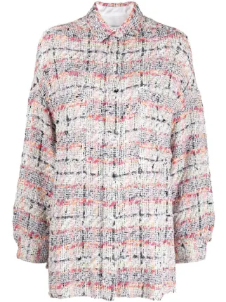 IRO Mekkie Tweed Shirt Jacket - Farfetch