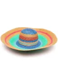 Missoni stripe-print sun hat - Neutrals