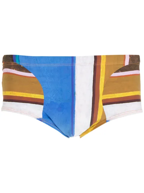 Amir Slama Eco striped swimming trunks