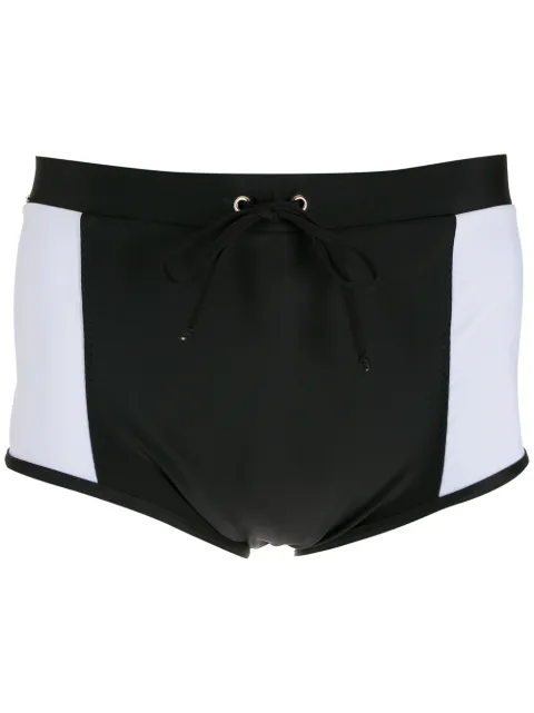 Amir Slama contrasting-panel swim shorts